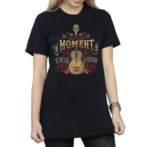 Coco Womens/Ladies Land Of The Dead Cotton Boyfriend T-Shirt / Black